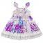 Kids Floral Lace Dress Summer Dresses Girls Baby Cotton Frocks Designs