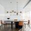 Glass ball coffee shop lighting pendant hanging chandeliers hotel led pendant lights