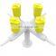 Lab Accessories 4-ways Brass Laboratory Gas Tap