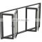 SHENGXIN Australia Standard custom latest main designs aluminium frame bathroom wardrobe Corner glass sliding stacking doors