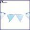 Blue Bunting Flower Dot 12 Flag 3 Meter Shabby Chic Vintage Fabric PL031