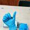 Disposable synthetic nitrile gloves