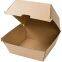 Standard Kraft Clamshell Street Food sustainably sourced kraft paper board Burger/Pie Boxes