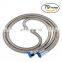 Black rotational nut flexible plating SS304  high temperature shower hose