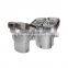 Performance automobile exhaust pipe spare parts for mercedes exhaust systems for 14-16 GL63 AMG W166