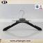 Black Rubber Hanger With Wide Shoulder for Coat