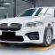 2021 G30 M5 Style бампер передний из материала ПП для BMW 5 Series F10 F18, обновленный до 2021 года