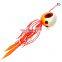 60g 80g 100g 120g 150g 200g  metal slow jig head with rubber skirts and assist hooks luminous glow lead jigging lure