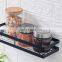 kitchen supplies multi-function rack wall hanging Kitchen spice storage rack free perforation drain storage spice rack