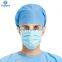 2022 soft breathable spunlace medical masque chirurgical medIcal mask 3ply blue surgical face mask anti fog