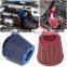 AUSO Universal Auto Parts Performance High Flow 76MM Cone Air Filter Hepa For Universal Car