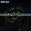BREAK 5601 Men'S Fashion Casual Silicone Quartz Auto Date Luminous Pointer Watch