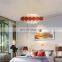 Nordic Simple Creative LED Pendant Light Metal Living Room Chandelier Modern LED Iron Art Ceiling Lamps