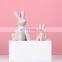 Creative Wedding Dog Rabbit Childhood Birthday Gift Animal Art Cute Balloon Dog Handmade Ceramic Sculpture Decoration