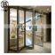 Narrow Frame Thermal Break Exterior Aluminum Double Glazed  Bifold 3 4 Bi Folding Sliding Glass Accordion Door
