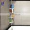 4 tier white plastic floating bathroom corner storage shelves