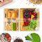 Natural Bamboo Cheese Charcuterie Platter Serving Tray Board Cutlery Set
