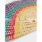 Boho Rattan Bamboo Folding Style Fan Wall Decor