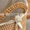 Useful Large Woven Rattan Laundry Basket with Handle, Rattan Basket for Home Storage Decoration Wholesale
