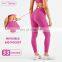 Nude Fabric Back Waist Pockets Sports Pants No T Line Design Pilates Yoga Leggings