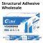 Deherman Waterproof Caulk & Seal 100% Silicone Sealant Neutral-Cure Silicone Sealant for 2-Sided Structural Glazing