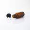 5-100ml Essential Oil Bottle Amber Glass Bottles Wholesale With Black Tamperproof Cap Pilfer Proof Cap