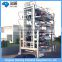 Outdoor puzzle lift-sliding car parking system rotating