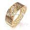 Big design fake gold dream hope love pure copper magnetic bracelet