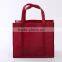 Custom printing non woven die cut handle apparel bag