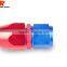 Aluminum Oil Cooler Fitting Straight Swivel Hose Ends Adapter Blue and Red 40-001-12