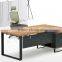 Wooden corner table designs computer desk pictures (SZ-ODB331)