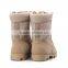 2014 high quality leather military desert boots
