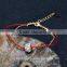 Best-Selling Woman Red String Bracelets Exquisite Crystals Bead Jewelry Bangle