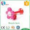 2015 lovely kids plastic flower bike air horn