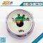 (YL-23D) 23mm mirco diameter single mpa scale color dial style gas use cng pressure gauge