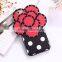 for iphone 6 hybrid shockproof tpu case cover diamond flowers