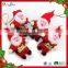 Partypro 2015 New Product Christmas Toy Funny Small Flannel Santa Claus Plush Toy