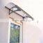 PC window canopy, Rain shed ,Door shelter,polycarbonate door canopy awnings