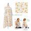 Lower moq new arrival print 100% cotton breast feeding nursing cover