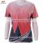100% Polyester short sleeve China made custom sublimation high quality sport t shirt