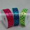 Green blue red Polka Dot Spotty Ribbon, Bows,Decorative, Crafts 25 /38 mm