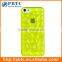 Set Screen Protector And Case For Iphone 5 , Hard Plastic Red Geometrical Pattern Diamond 3D Case For Iphone