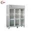 QIAOYI C Small Double Door Glass Door Refrigerator