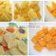 screw extruding fried 3D pellet bugles snacks food processing line