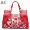 Embroidery Peony Flower Chinese Style Leather Handbag For Wedding Fashion Handbag For Women Designer Wedding Famous Brand Luxury