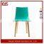 Bazhou Relax Fashionable Wooden And Plastic Non-Folding Leisure Chair