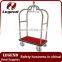 Hotel furniture stainless steel hotel luggage trolley