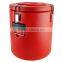 Hot Sale Red Stainless Steel 40L Drinking Thermos Bucket Without Faucet