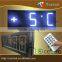 Wireless RF & Computer Time /Temperature/ Year/Date/Countdown Timer LED Double Side Digital Display Board