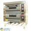 Hot sale stainless steel 2 decks 6 trays good price of gas oem pizza oven